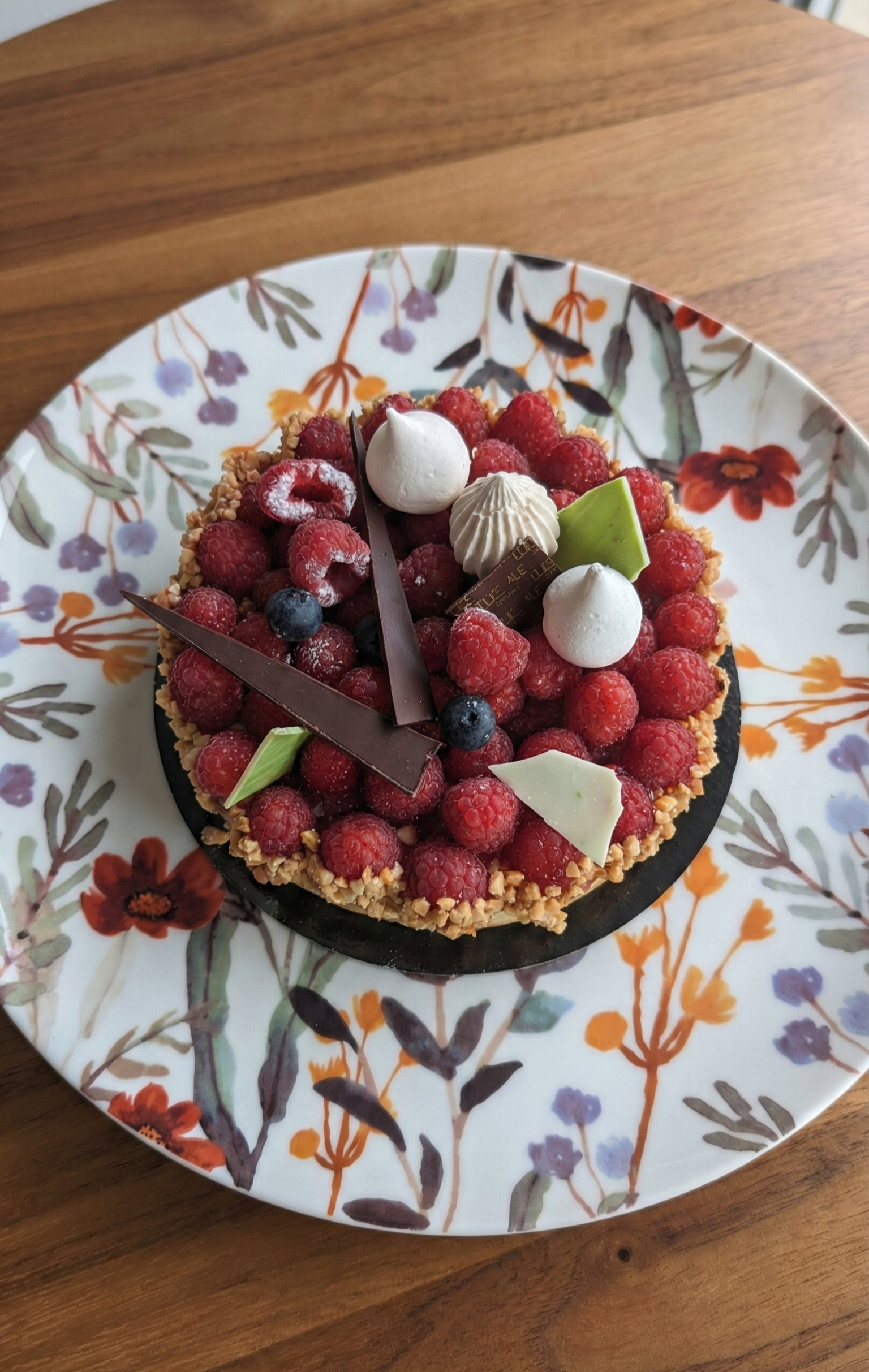 Tarte aux framboises